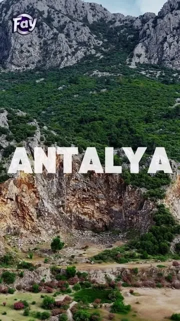 Antalya dağları drone çekimi